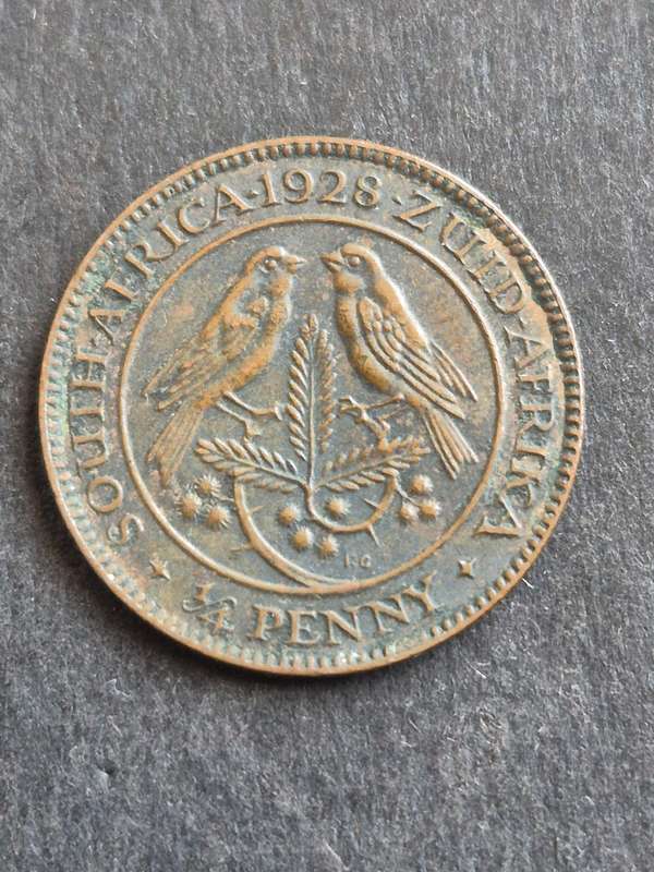 Union Farthing 1928 EF/EF+