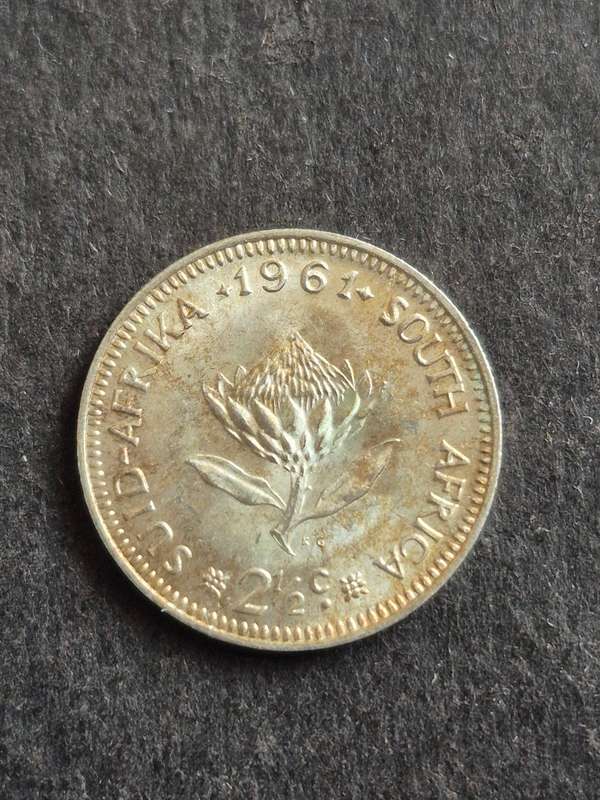 Republic 2 1/2 Cents 1961 UNC