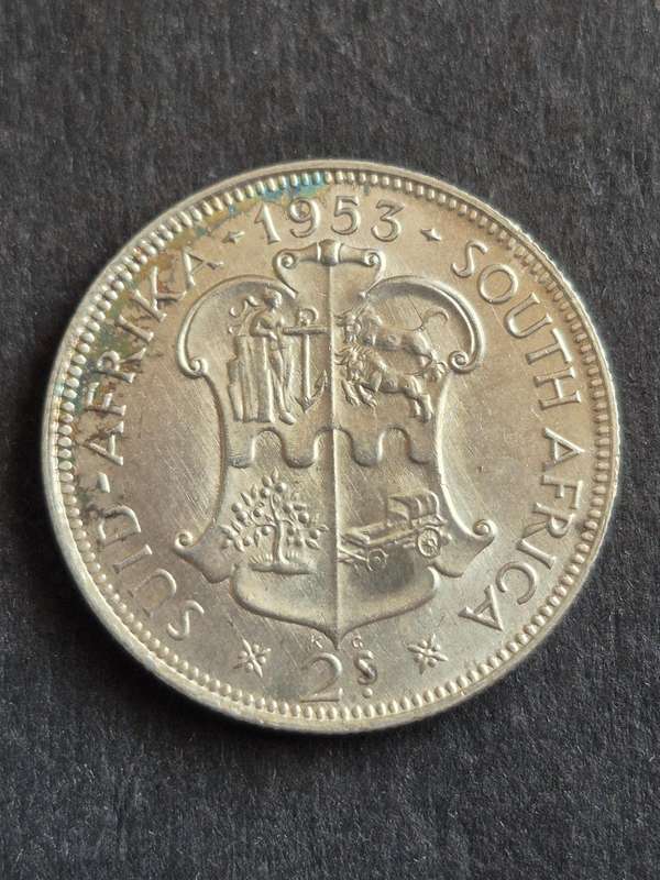 Union Two Shillings 1953