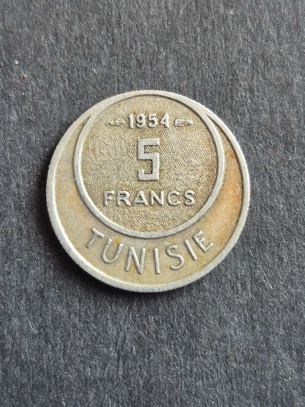 Tunisie 5 Francs 1954