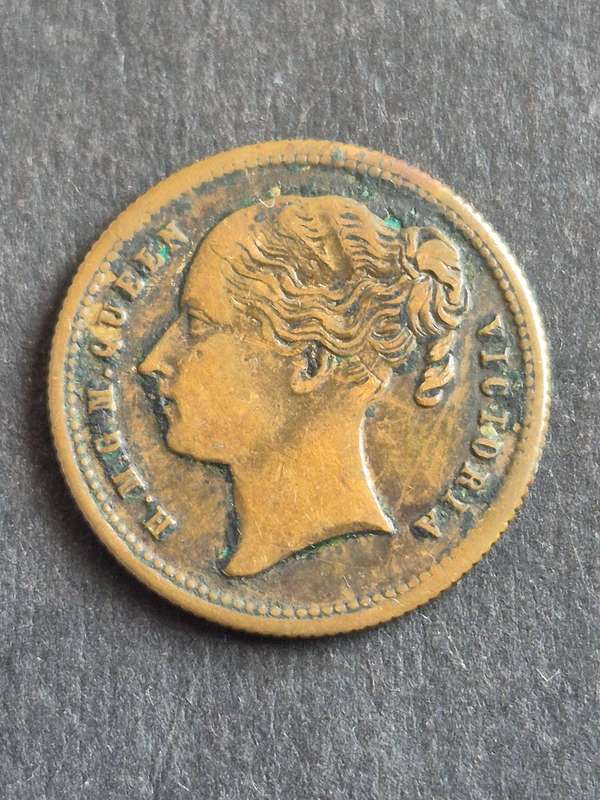 Cumberland Jack Token 1837 'TO HANOVER' Queen Victoria