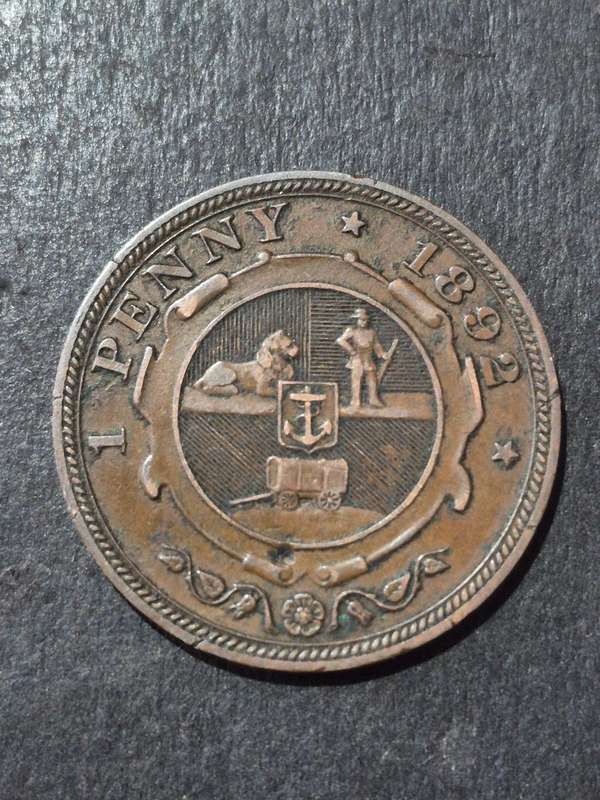 ZAR Penny 1892