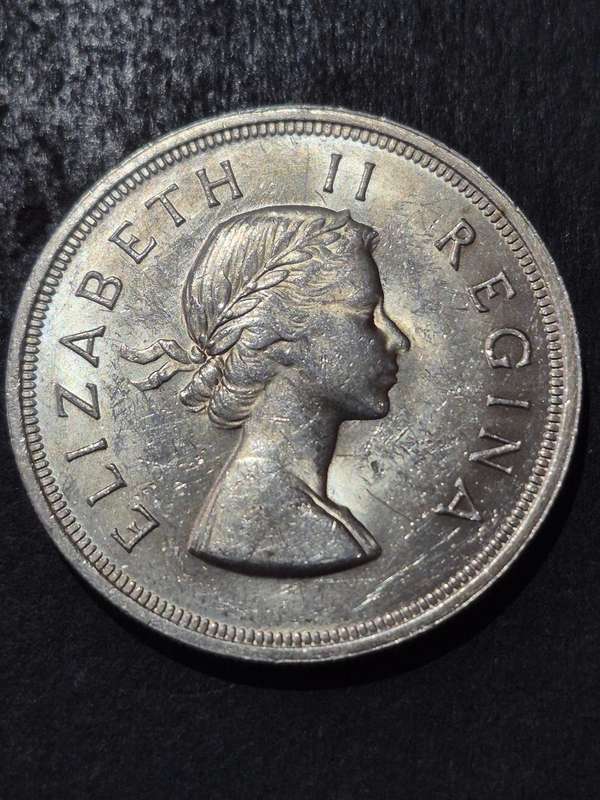 Union 5 Shillings 1956