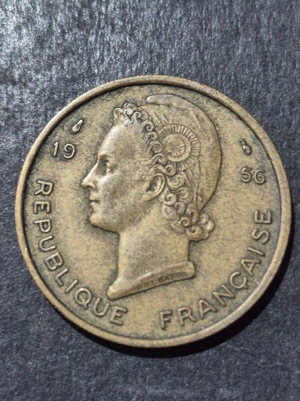 French West Africa 25 Francs 1956
