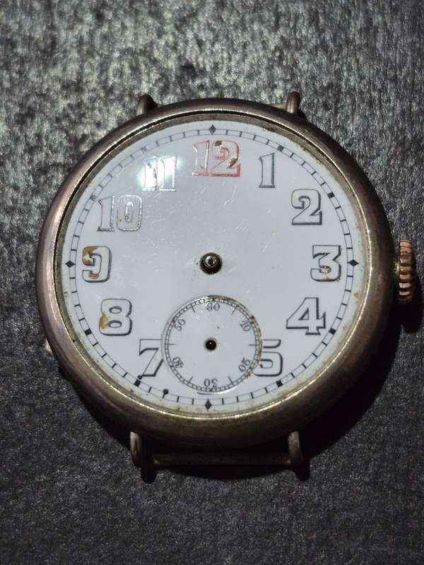 Vintage Mechanical Wrist Watch (missing hands - ideal for spares) not working