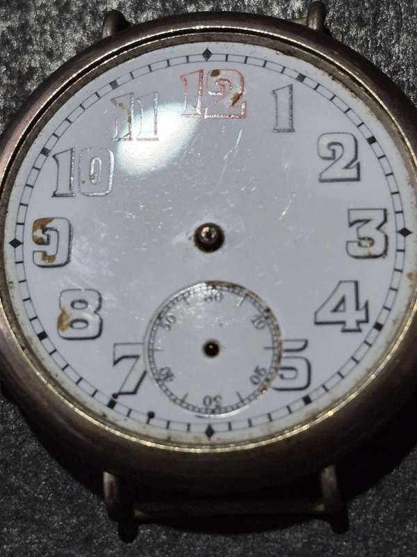 Vintage Mechanical Wrist Watch (missing hands - ideal for spares) not working