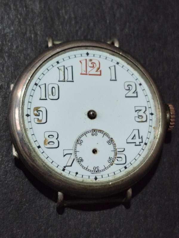 Vintage Mechanical Wrist Watch (missing hands - ideal for spares) not working