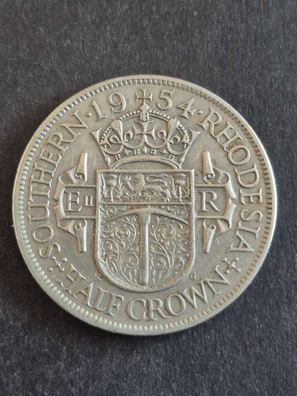 Southern Rhodesia 1/2 Crown 1954