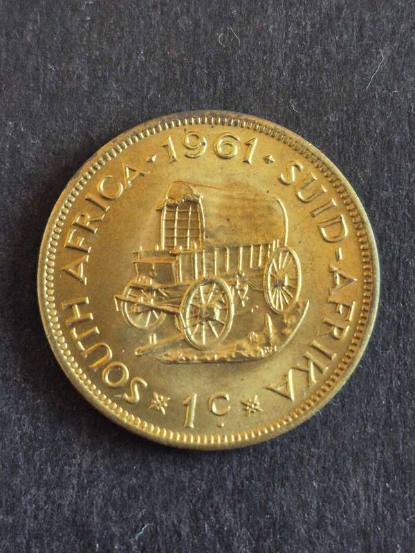 Republic One Cent 1961 UNC
