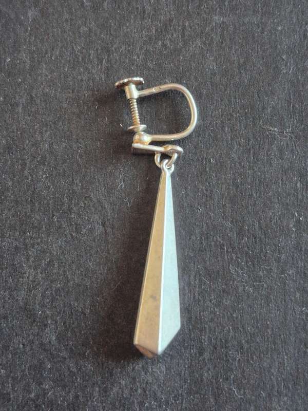 Vintage Sterling Silver Dangel Earrings 3.9g