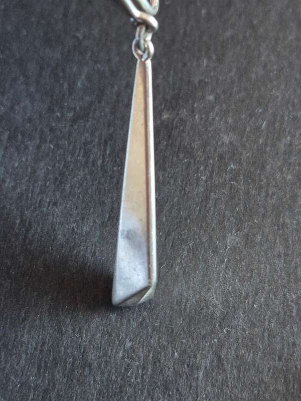 Vintage Sterling Silver Dangel Earrings 3.9g