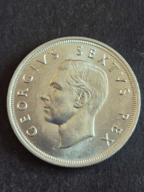 Union 5 Shillings 1952 UNC