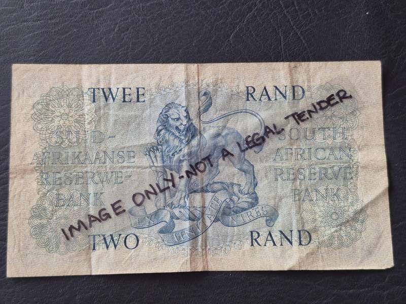 G Rissik Two Rand 1st issue 1962 English/Afrikaans
