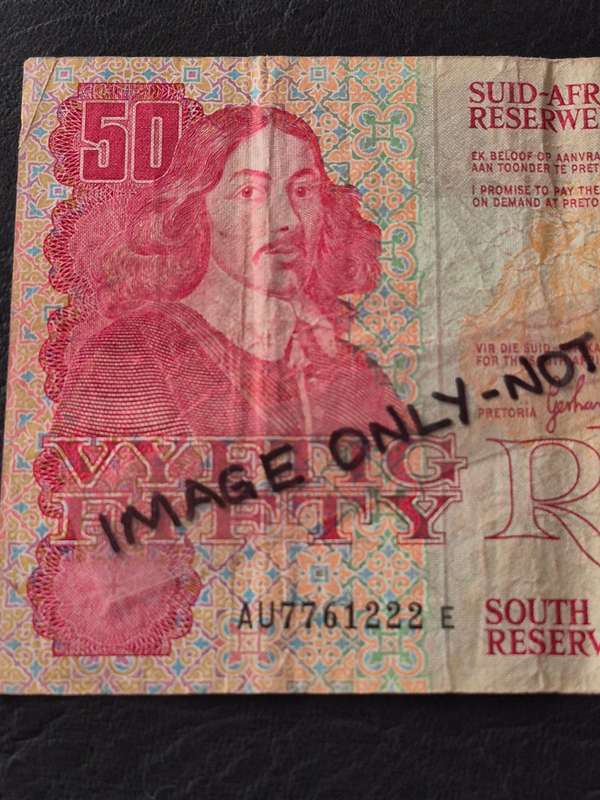 GPC de Kock Fifty Rand 3rd issue 1984
