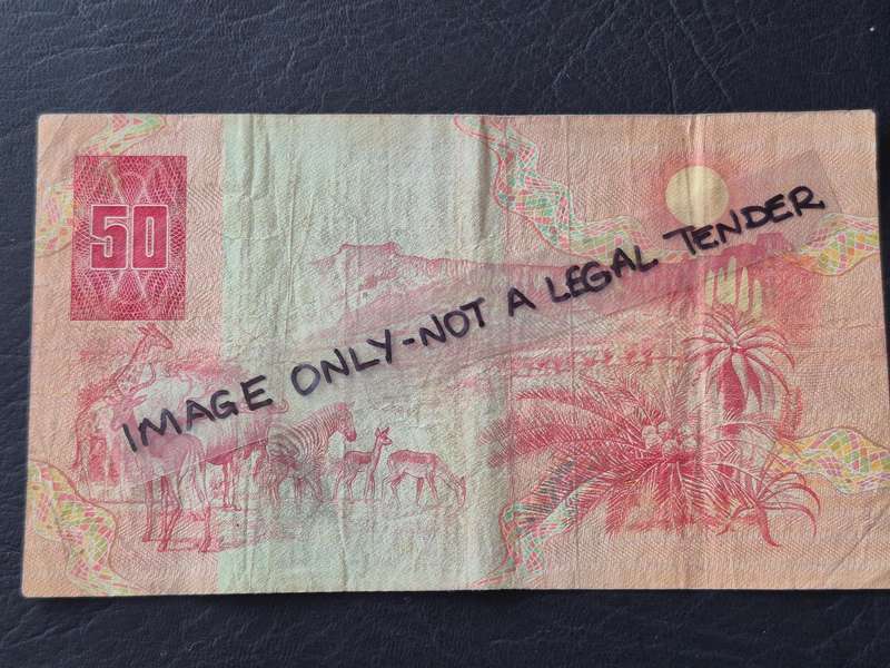 GPC de Kock Fifty Rand 3rd issue 1984
