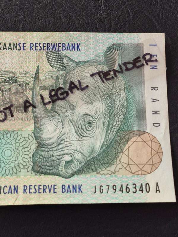 CL Stals Ten Rand 2nd issue 1993 (nice condition)