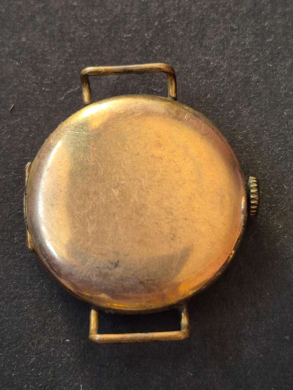 Vintage Gold Plated Cyma Wrist Watch (not working)