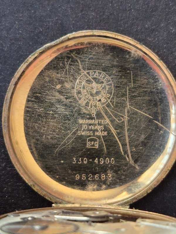 Vintage Gold Plated Cyma Wrist Watch (not working)