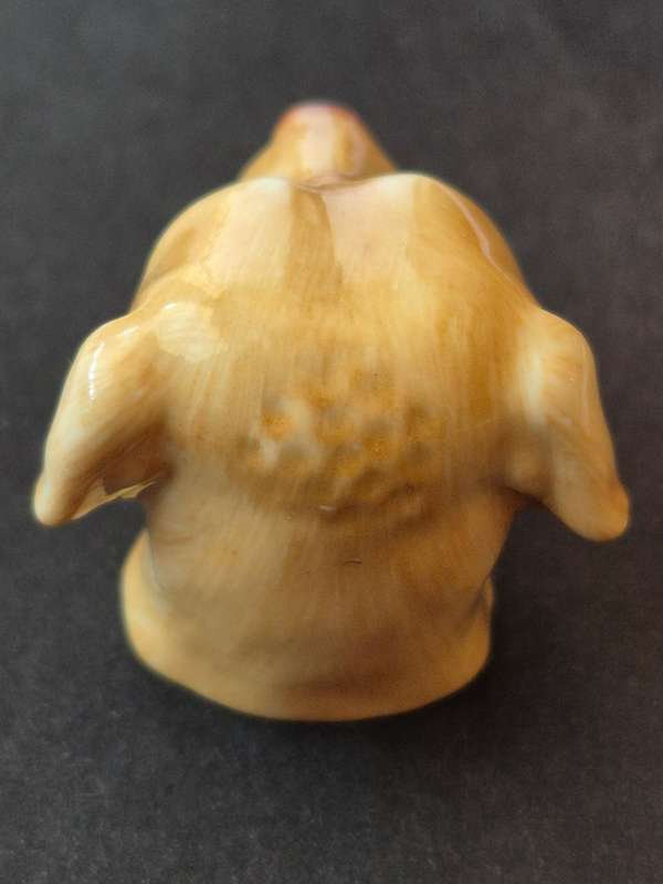 Vintage Franchesca Golden Labrador Bone China Thimble