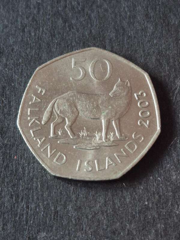 Falkland Island 50 Pence 2003 Queen Elizabeth II