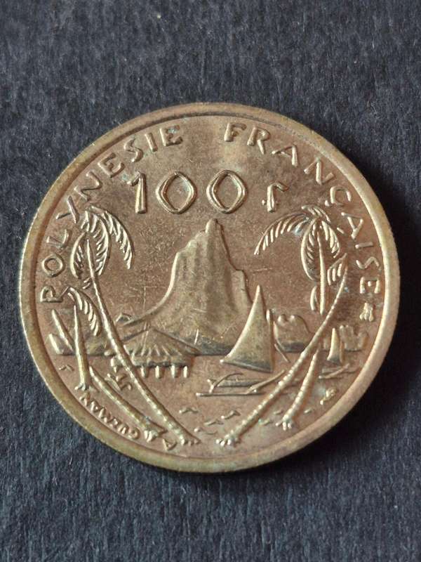 French Polynesie 100 Francs Year 2000 (excellent condition)