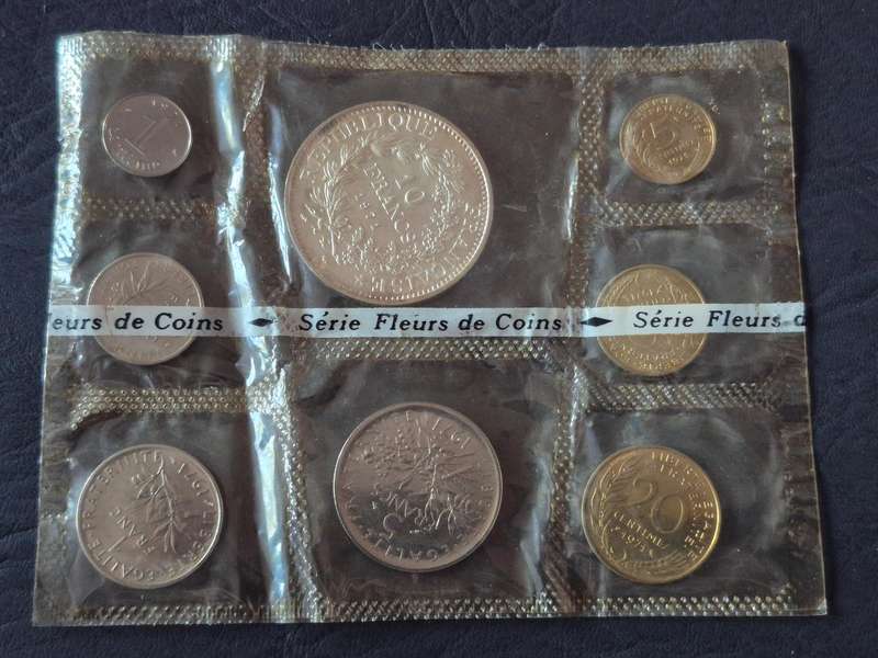 France Uncirculated Set 1971