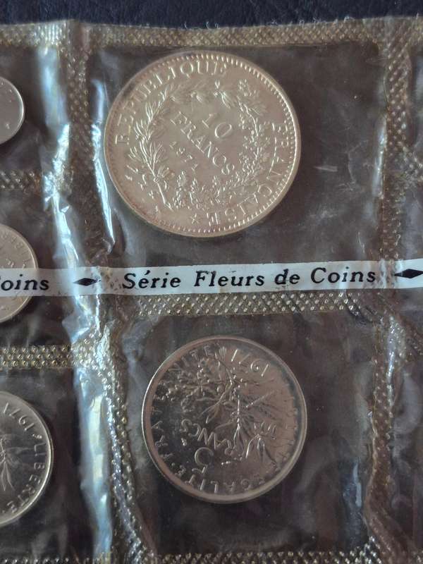 France Uncirculated Set 1971