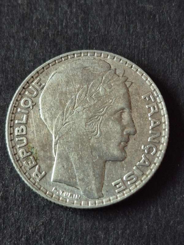 France 10 Francs 1930 Silver