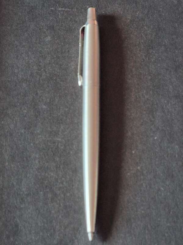 Vintage Parker Stainless Steel Jotter (made in USA)
