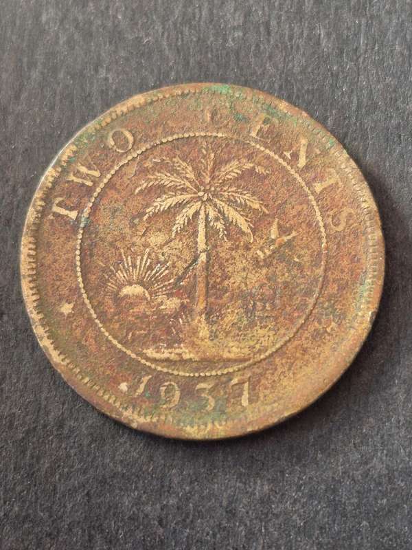 Liberia 2 Cents 1937