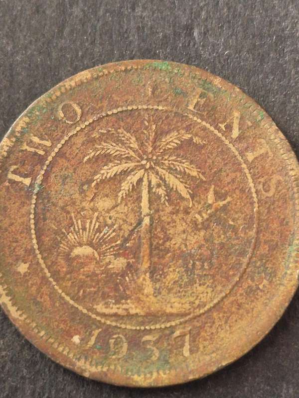 Liberia 2 Cents 1937
