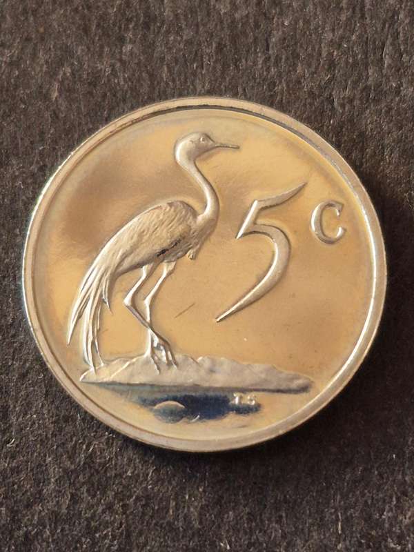 Republic 5 Cents 1989 (scarce date) excellent condition