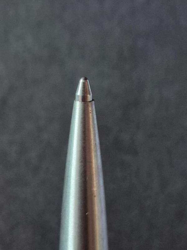 Vintage Parker Pen Stainless Steel Steel Flighter Gold Plated- made in England (engraved)