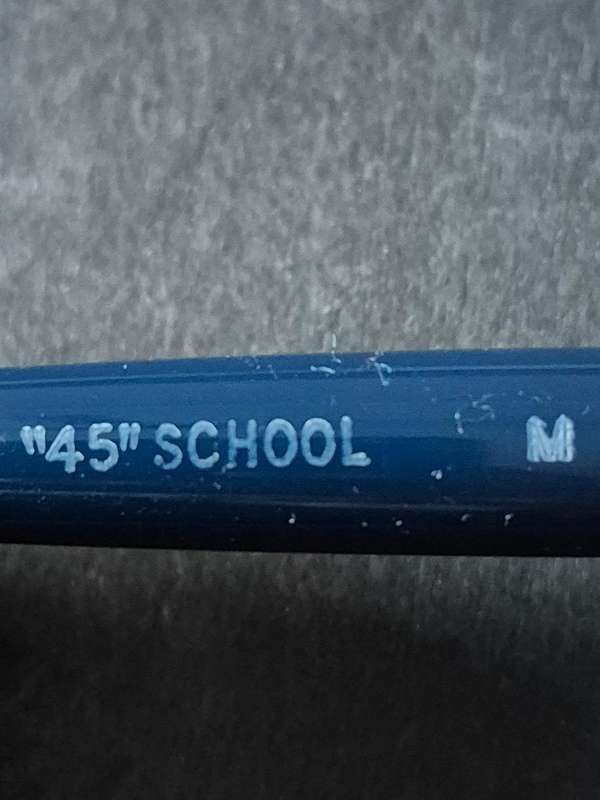 Vintage Parker School 45 Fountain Pen with original Chalk Marks