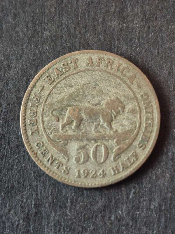 East Africa 50 Cents 1924