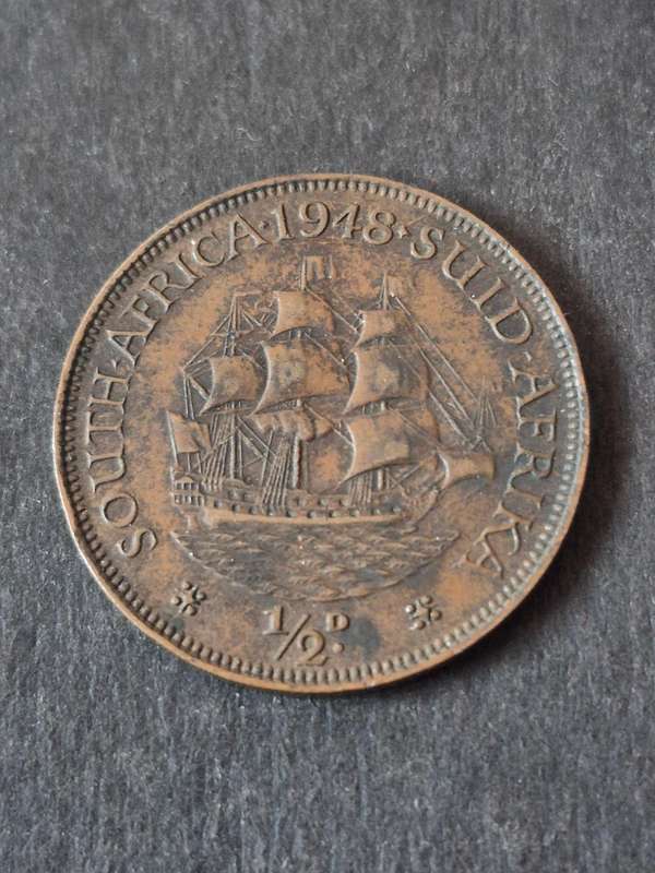 Union 1/2 Penny 1948