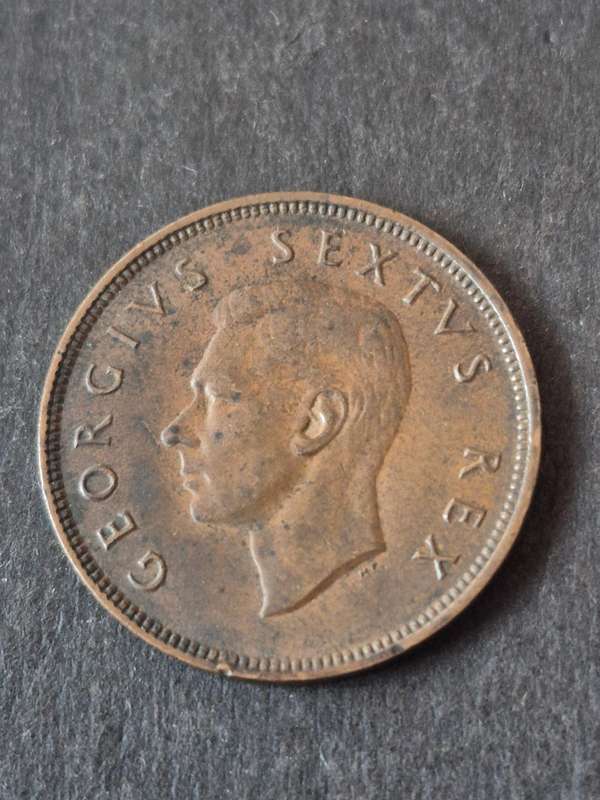 Union 1/2 Penny 1948