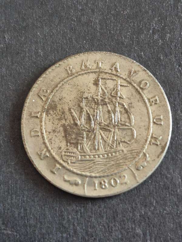 Jan Van Riebeeck Coffee Replika Token  The Ship India Batavorum