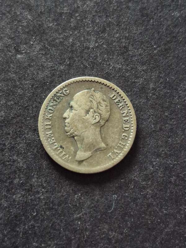 Nederlands 10 Cents 1849 Silver