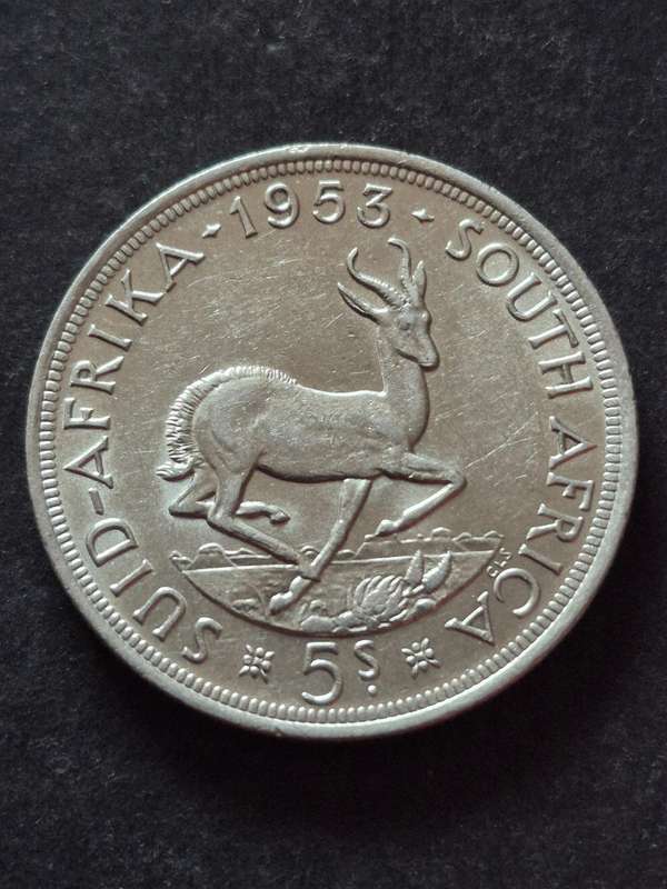 Union 5 Shillings 1953
