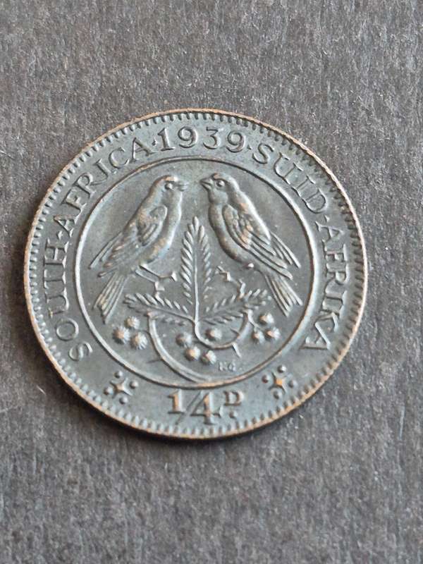 Union Farthing 1939 EF+/UNC