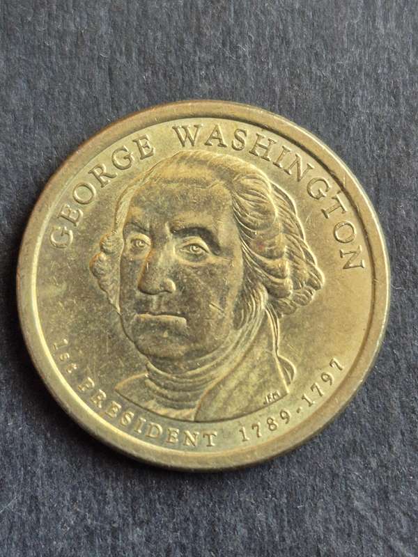 USA Dollar George Washington 1st President 1789-1797