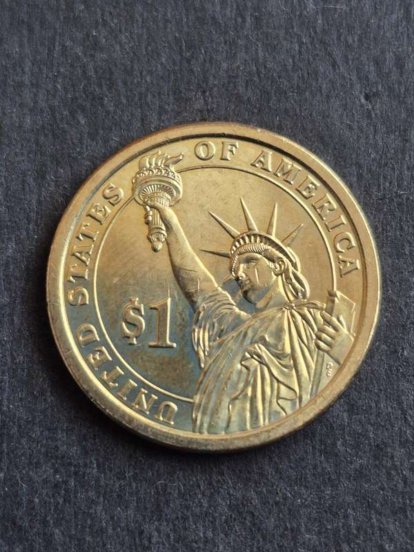 USA One Dollar Franklin Pearce 14th President 1853-1857