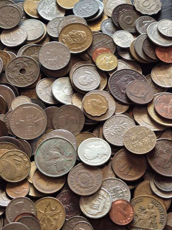 Mixed Lot of World Coins 2kg