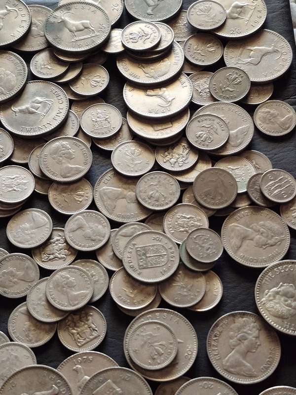Mixed Lot of Rhodesian Coins 1kg