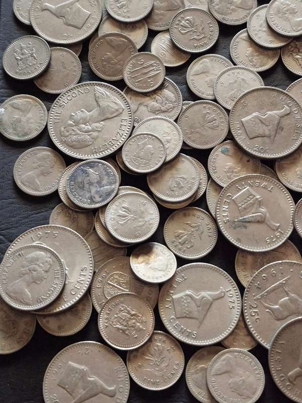 Mixed Lot of Rhodesian Coins 1kg