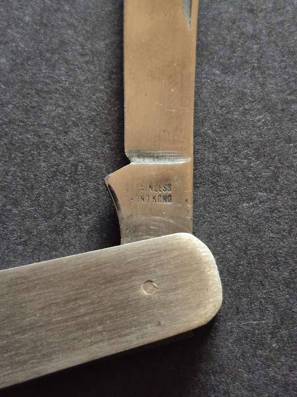Vintage Coca Cola Bottle Opener and Pen Knife Hong Kong - Stainless Steel