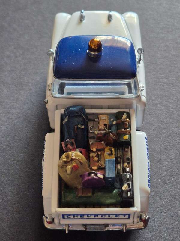 Models of Yesteryear 1:43 1957 Chev Pickup American Airlines