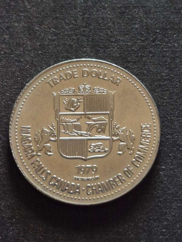 Canada Trade Dollar Niagara Falls 'The Great Blondin' 120th Anniversary of the Famous Walk 1979