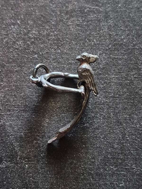 Sterling Silver Bird Charm 1.8g